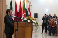 تمبر دوستی The opening of the first joint stamp exhibition